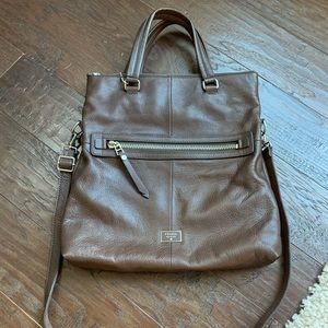 Fossil Leather Shoulder/Crossbody Bag